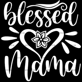 Blessed Mama DTF Transfer