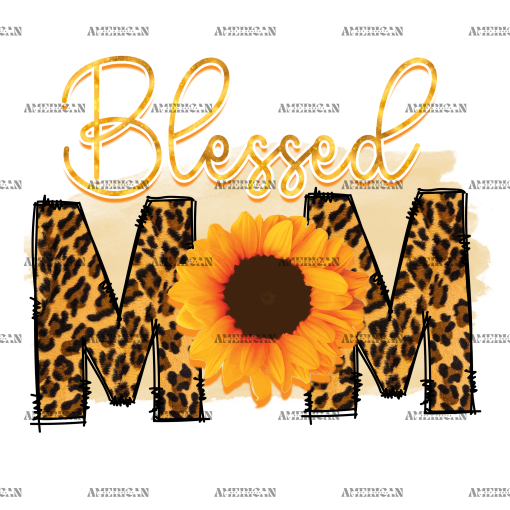 Blessed Mom-3 DTF Transfer