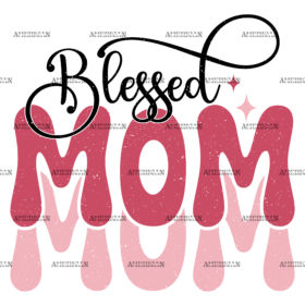Blessed Mom-4 DTF Transfer