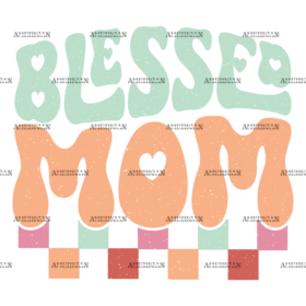 Blessed Mom-5 DTF Transfer