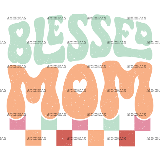 Blessed Mom-5 DTF Transfer