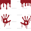 Blood Dripping Hand-1 UV DTF Transfer