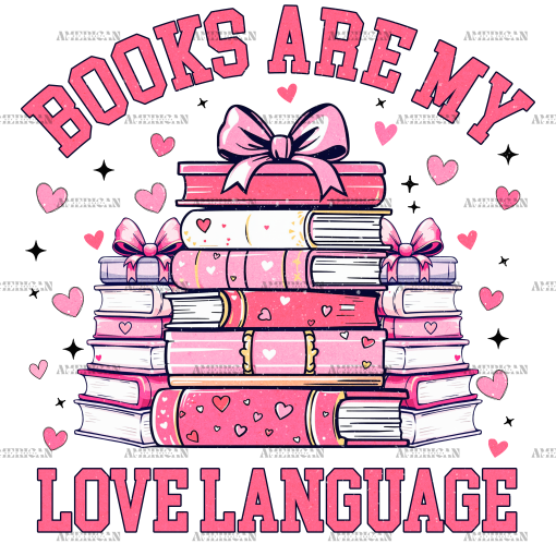 Books Are My Love Language-1 DTF Transfer