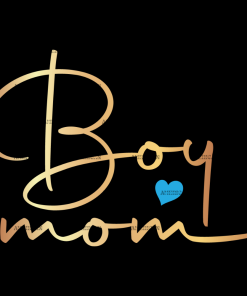 Boy Mom Gold DTF Transfer