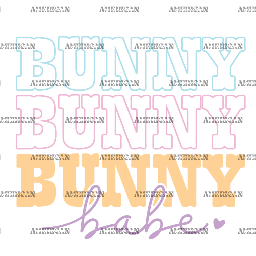 Bunny Bunny Babe DTF Transfer