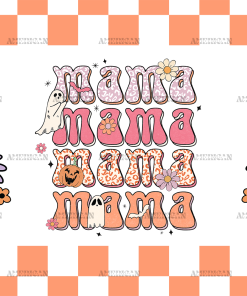 Checkered-Mama UV DTF Transfer