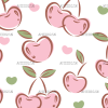 Cherry Hearts UV DTF Transfer