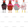 Chicken Valentine DTF Transfer
