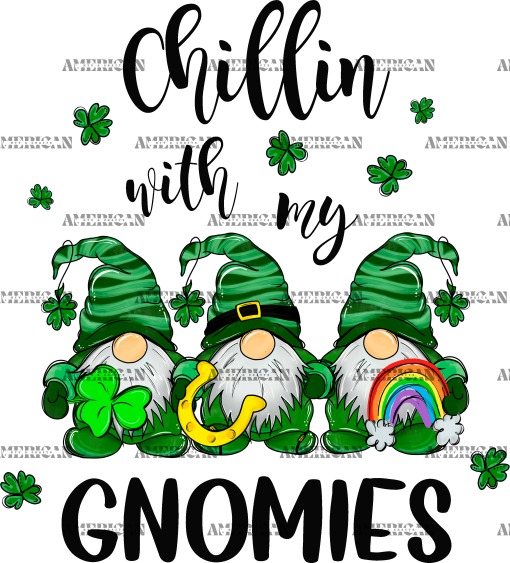 Chillin With My Gnomies DTF Transfer
