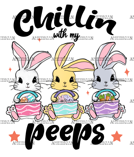 Chillin With My Peeps-2 DTF Transfer