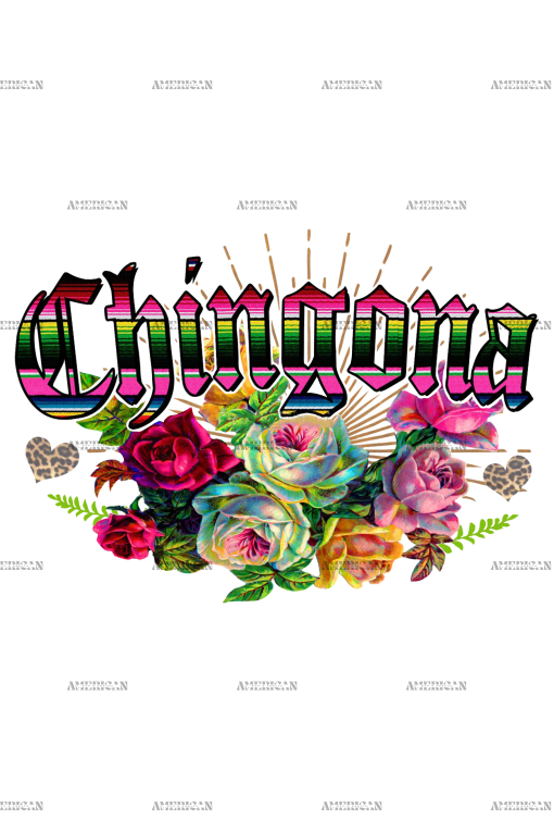 Chingona Serape Print Dtf Transfer