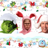 Christmas Movie Friends Snow Fall UV DTF Transfer