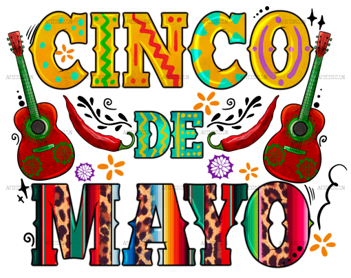 Cinco De Mayo Dtf Transfer