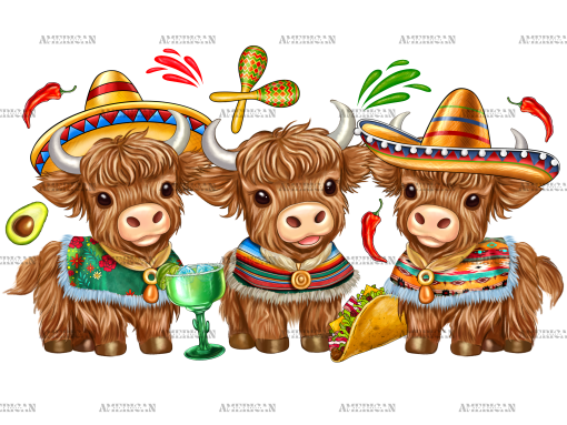 Cinco De Mayo Heifers-2 DTF Transfer