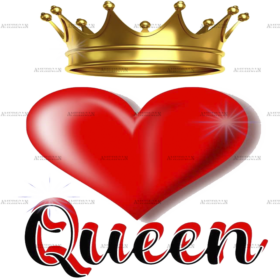 Crown Queen DTF Transfer