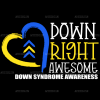 Down Right Awesome DTF Transfer
