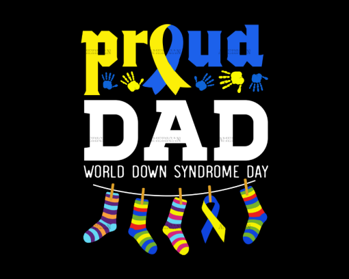 Down Syndrome Dad DTF Transfer