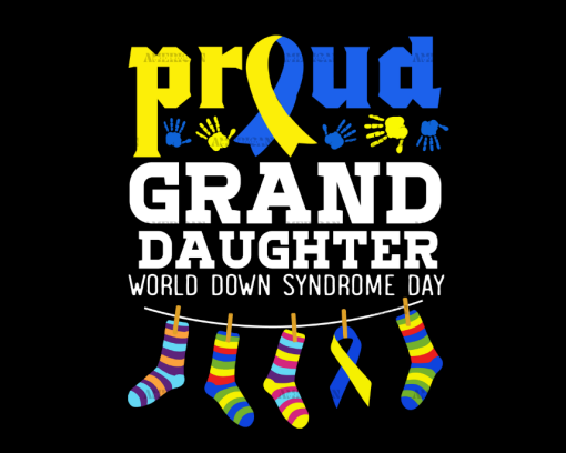 Down Syndrome Grand Daughter DTF Transfer