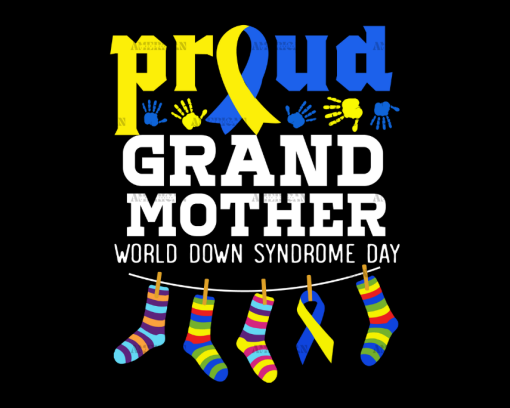 Down Syndrome Grand Mother DTF Transfer