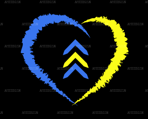 Down Syndrome Heart DTF Transfer