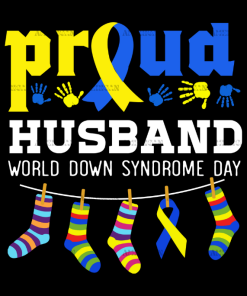 Down Syndrome Husband DTF Transfer