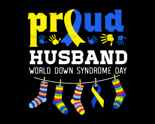 Down Syndrome Husband DTF Transfer