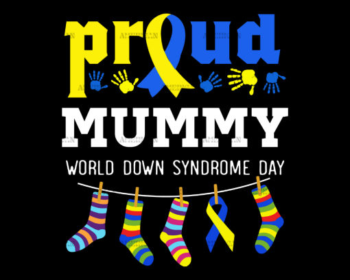 Down Syndrome Mummy DTF Transfer