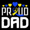 Down Syndrome Proud Dad DTF Transfer