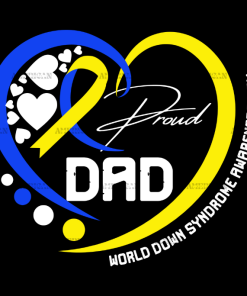Down Syndrome Proud Dad-2 DTF Transfer