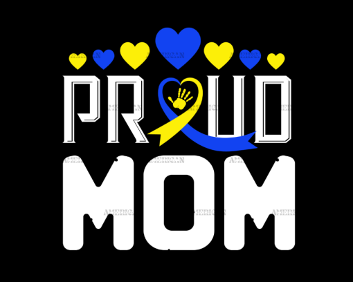 Down Syndrome Proud Mom DTF Transfer