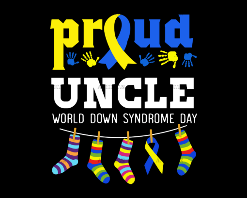 Down Syndrome Uncle DTF Transfer
