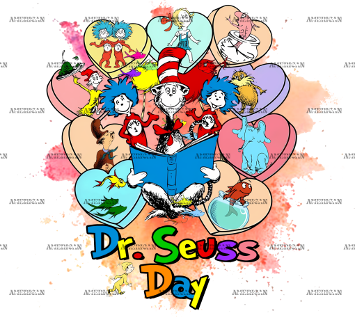 Dr. Seuss Day-1 DTF Transfer