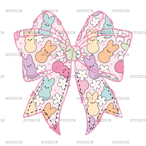 Easter Bow-2 DTF Transfer