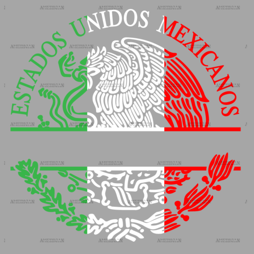 Estados Unidos Mexicanos Dtf Transfer