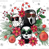 Evil Christmas Balls UV DTF Transfer