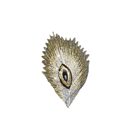 Peacock Feathers Patch(Small/Sequin) - Image 2