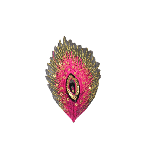 Peacock Feathers Patch(Small/Sequin) - Image 4