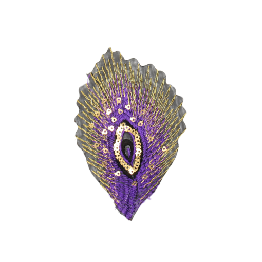 Peacock Feathers Patch(Small/Sequin) - Image 3
