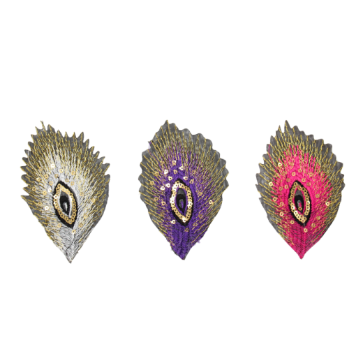 Peacock Feathers Patch(Small/Sequin)