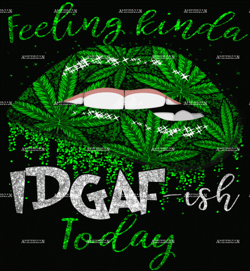 Feeling Kinda IDGAF DTF Transfer