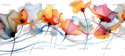 Flowers-11 UV DTF Transfer