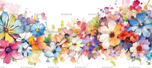 Flowers-12 UV DTF Transfer