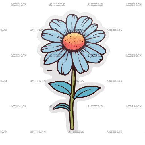 Flowers Sticker-14 UV DTF Transfer