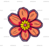 Flowers Sticker-28 UV DTF Transfer