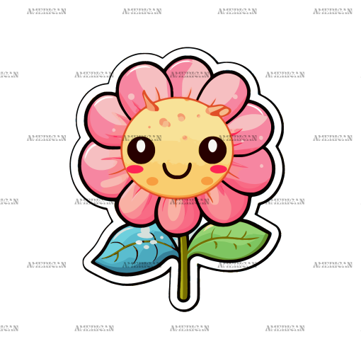 Flowers Sticker-9 UV DTF Transfer