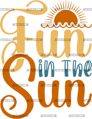 Fun In The Sun-1 DTF Transfer