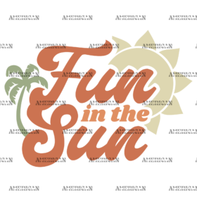Fun In The Sun-2 DTF Transfer