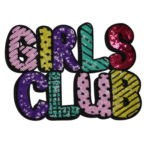 Girls Club Patch (Large/Sequin)