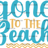 Gone To The Beach DTF Transfer