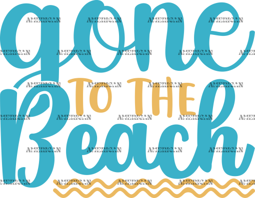 Gone To The Beach DTF Transfer